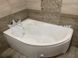 Установка ванны, душевой кабины, гидромассажных ванн